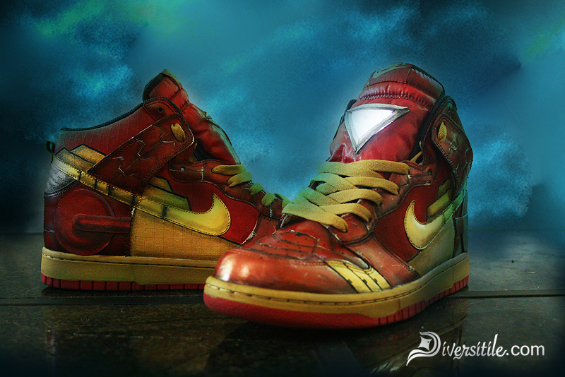 Illustration for article titled Iron Man Sneakers Will Light Up Your Life